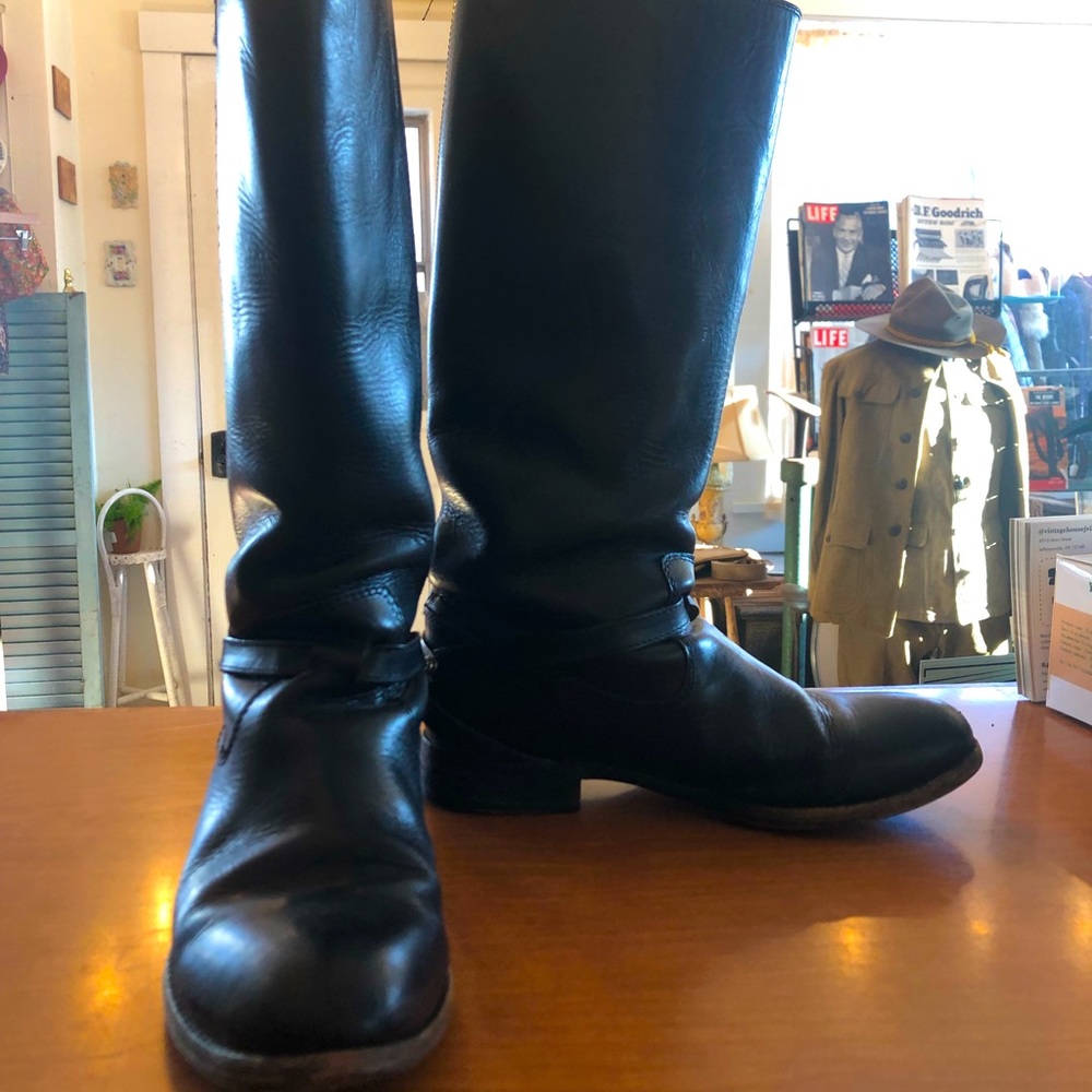 Vintage FRYE black riding boots